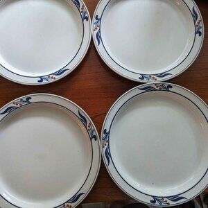 Four Dinner Plates Maribo (Japan) by DANSK